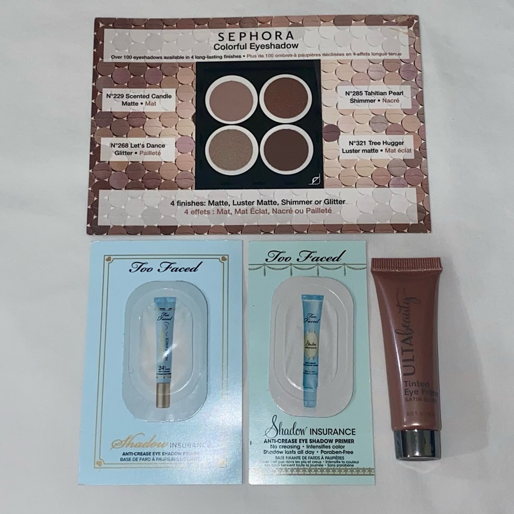 4 - Eyeshadow Samples